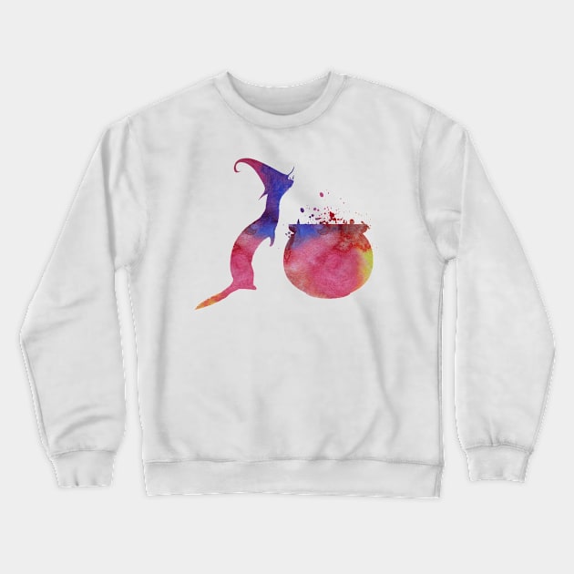 Witch ferret Crewneck Sweatshirt by TheJollyMarten